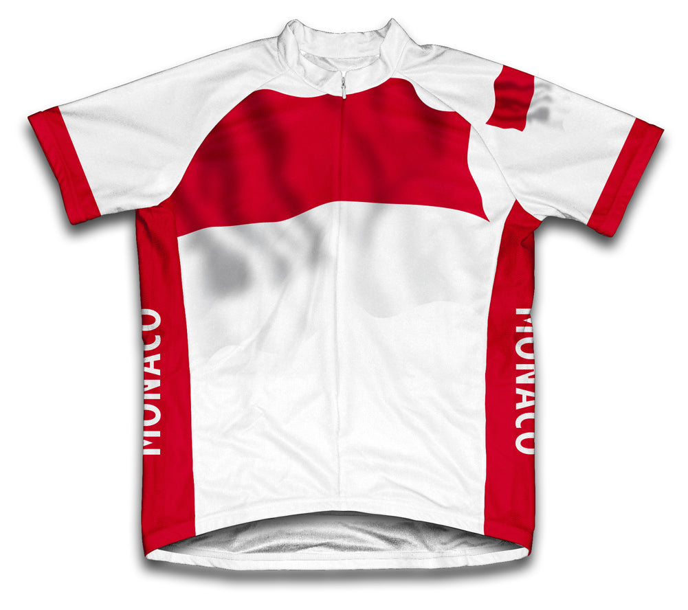 Monaco Flag Cycling Jersey for Men and Women