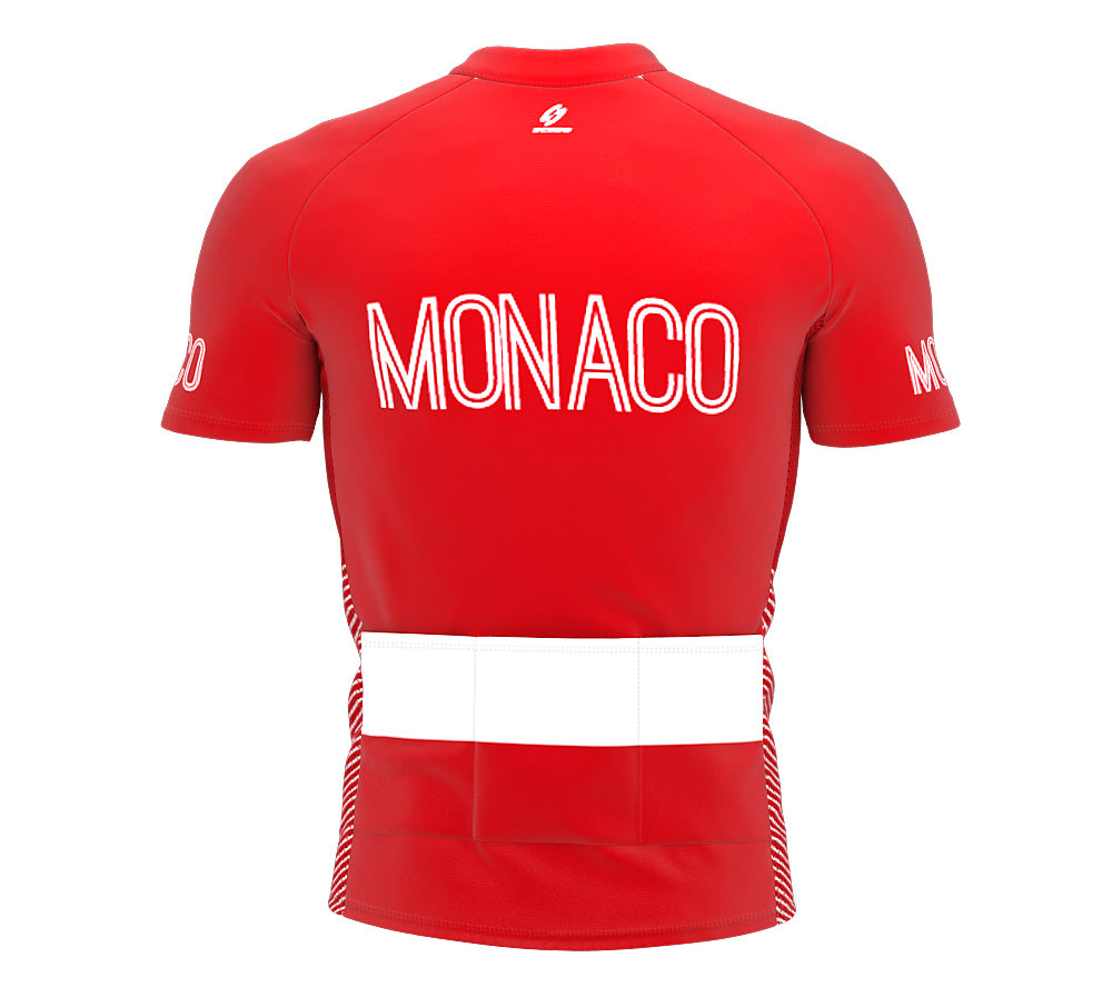 Monaco  Full Zipper Bike Short Sleeve Cycling Jersey