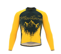 ScudoPro Pro Thermal Long Sleeve Cycling Jersey Montana USA state Icon landmark identity  | Men and Women