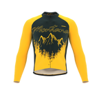 ScudoPro Pro Thermal Long Sleeve Cycling Jersey Montana USA state Icon landmark identity  | Men and Women