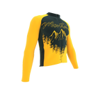 ScudoPro Pro Thermal Long Sleeve Cycling Jersey Montana USA state Icon landmark identity  | Men and Women