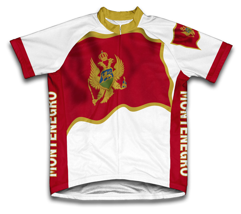 Montenegro Flag Cycling Jersey for Men and Women