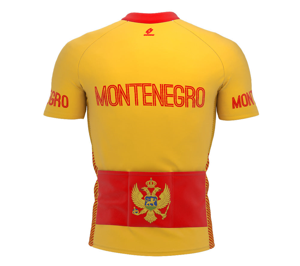 Montenegro  Full Zipper Bike Short Sleeve Cycling Jersey