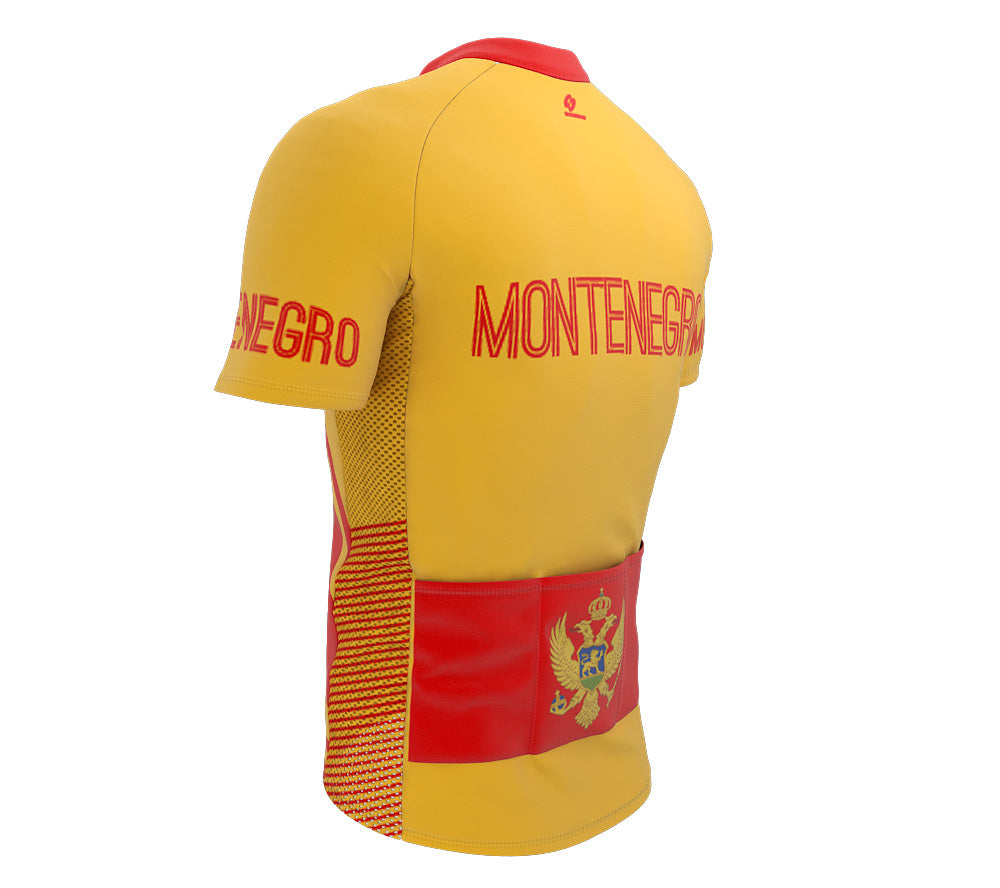 Montenegro  Full Zipper Bike Short Sleeve Cycling Jersey