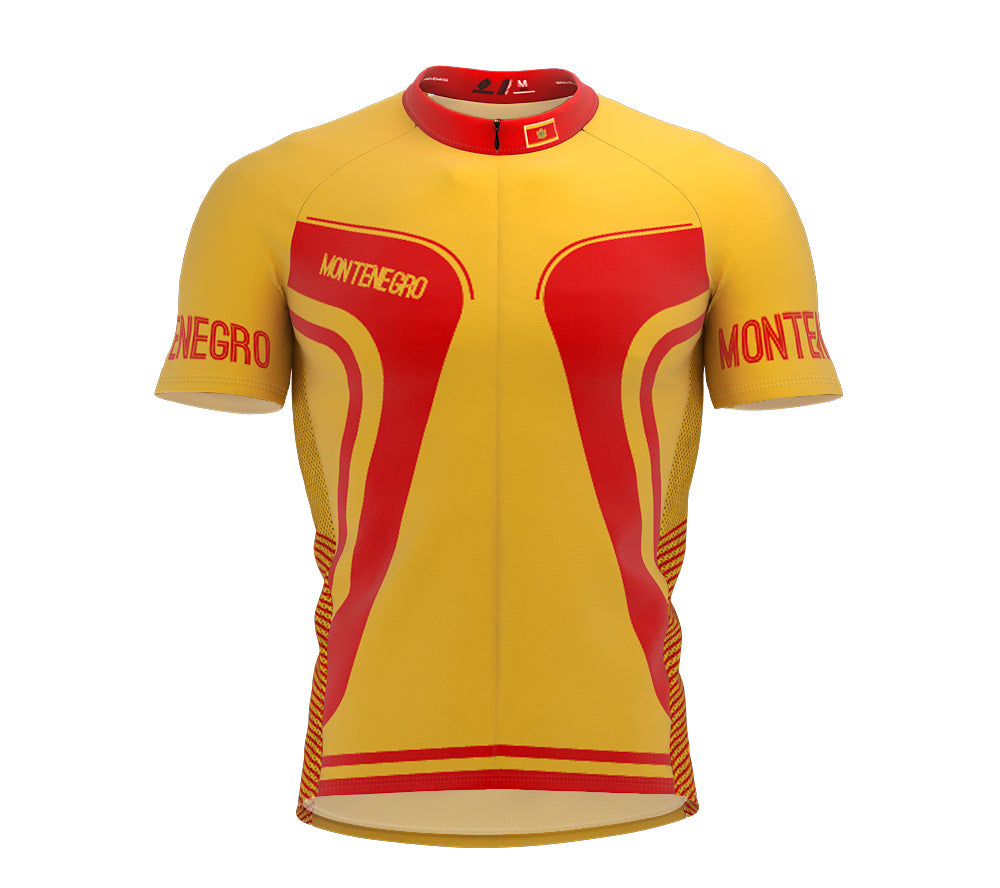 Montenegro  Full Zipper Bike Short Sleeve Cycling Jersey