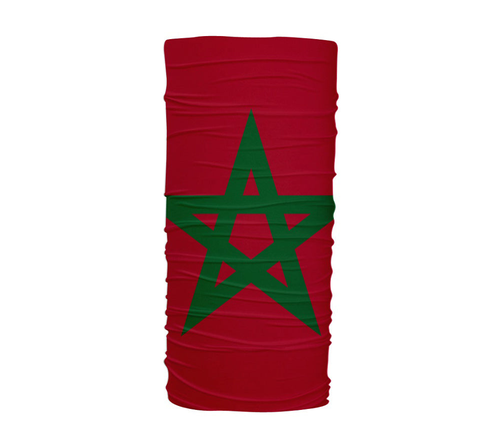 Morocco Flag Multifunctional UV Protection Headband