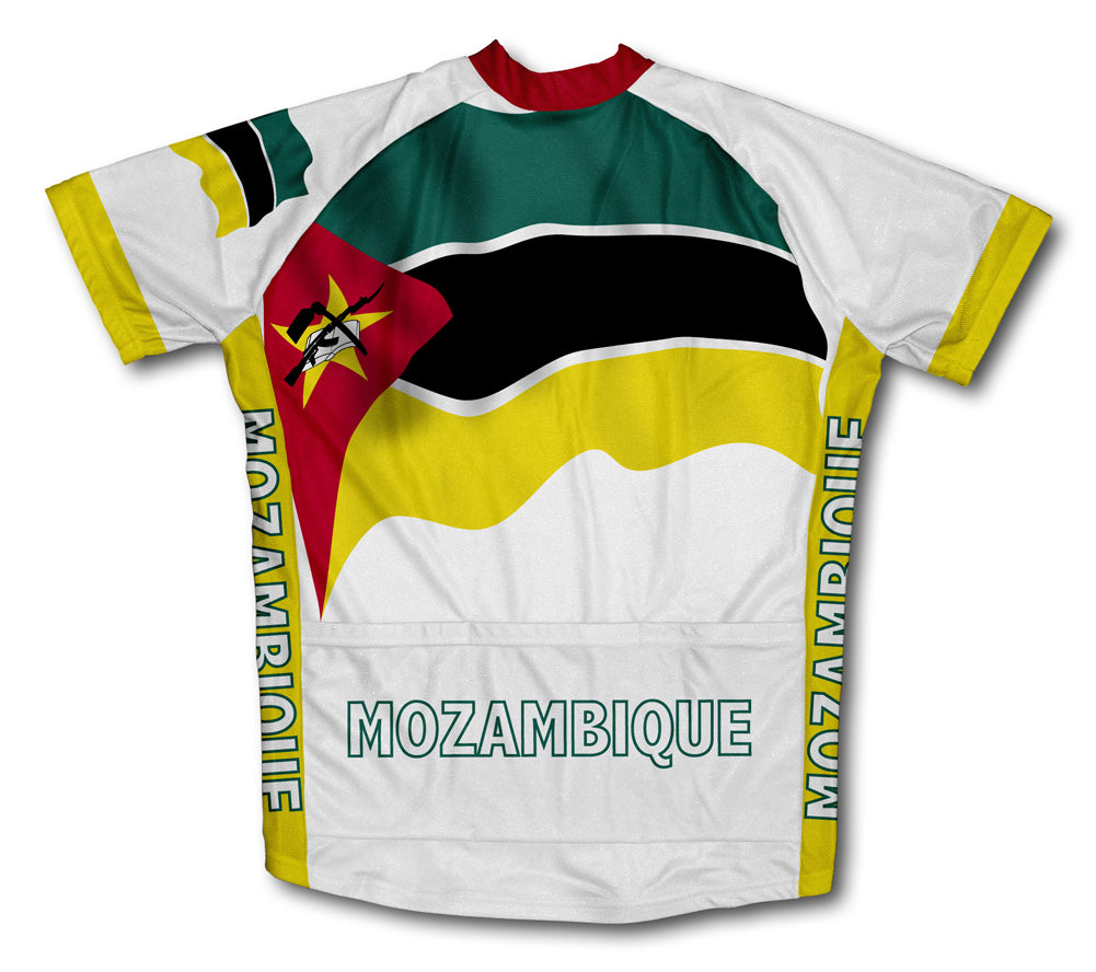 Mozambique Flag Cycling Jersey for Men and Women