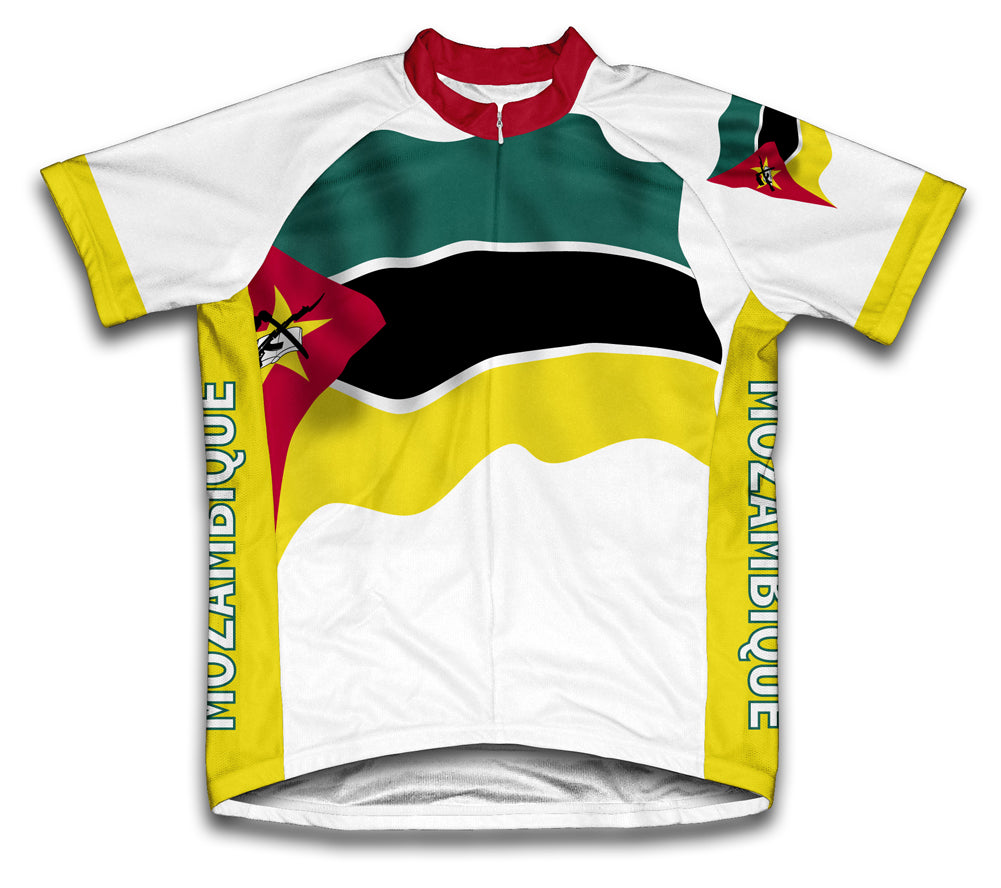 Mozambique Flag Cycling Jersey for Men and Women