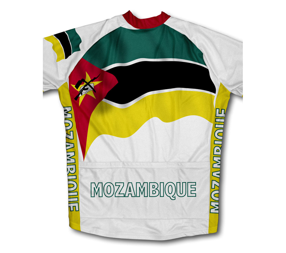 Mozambique Flag Cycling Jersey for Men and Women