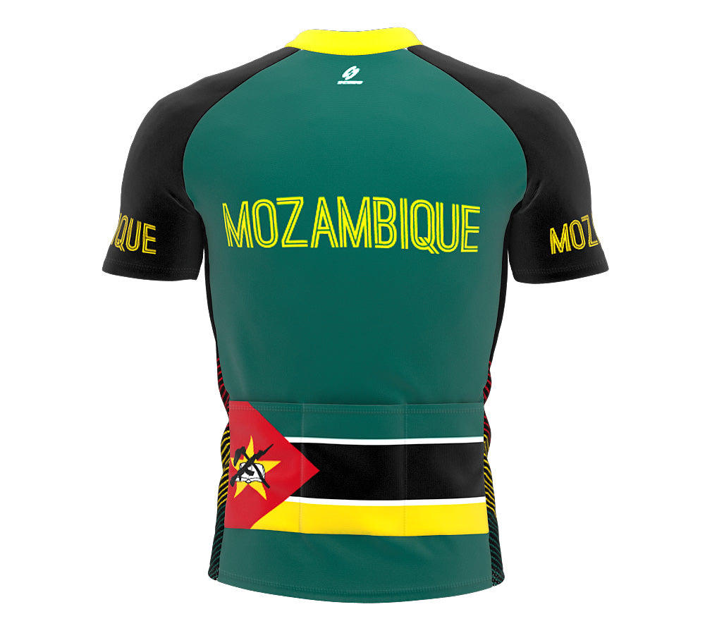 Mozambique  Full Zipper Bike Short Sleeve Cycling Jersey