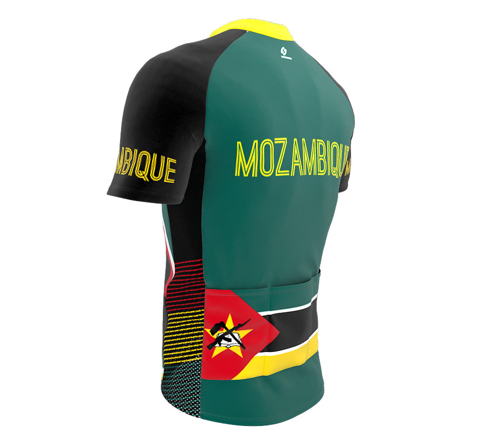 Mozambique  Full Zipper Bike Short Sleeve Cycling Jersey