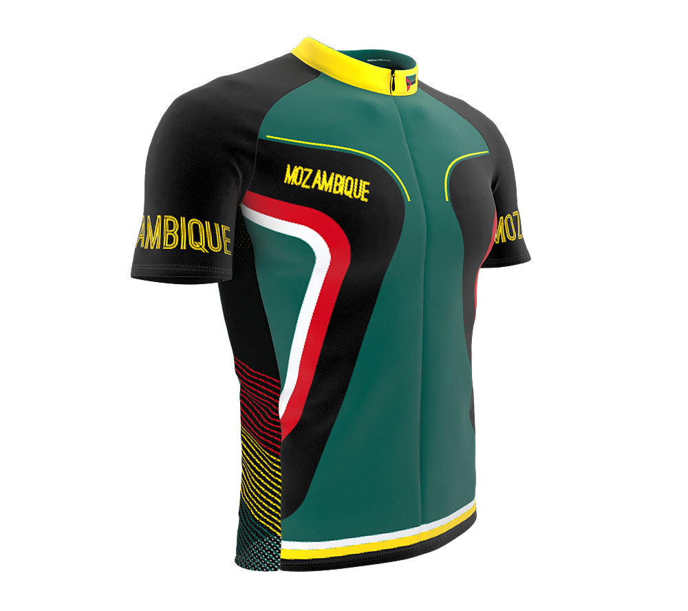 Mozambique  Full Zipper Bike Short Sleeve Cycling Jersey