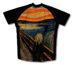 Munch - The Scream Short Sleeve Cycling Jersey for Men and Women