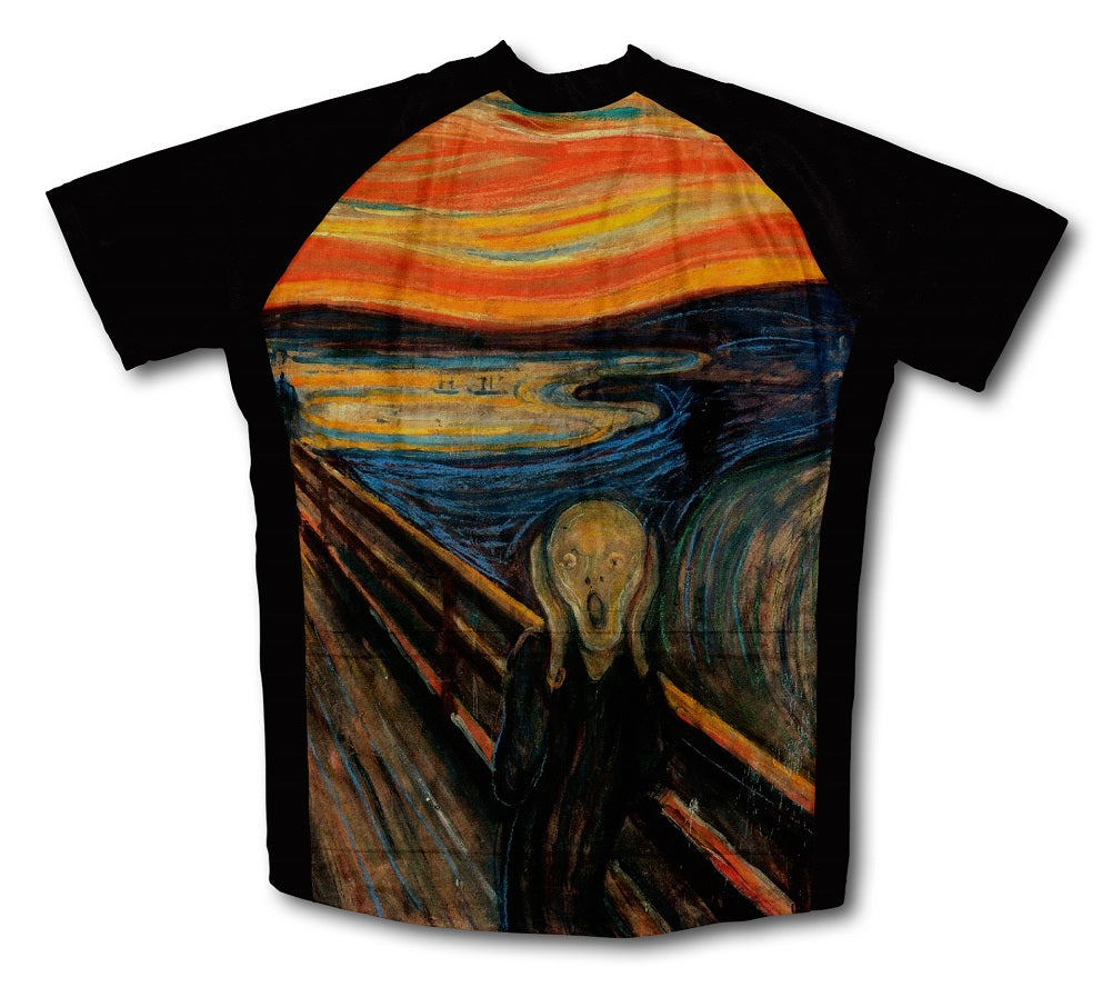 Munch - The Scream Short Sleeve Cycling Jersey for Men and Women