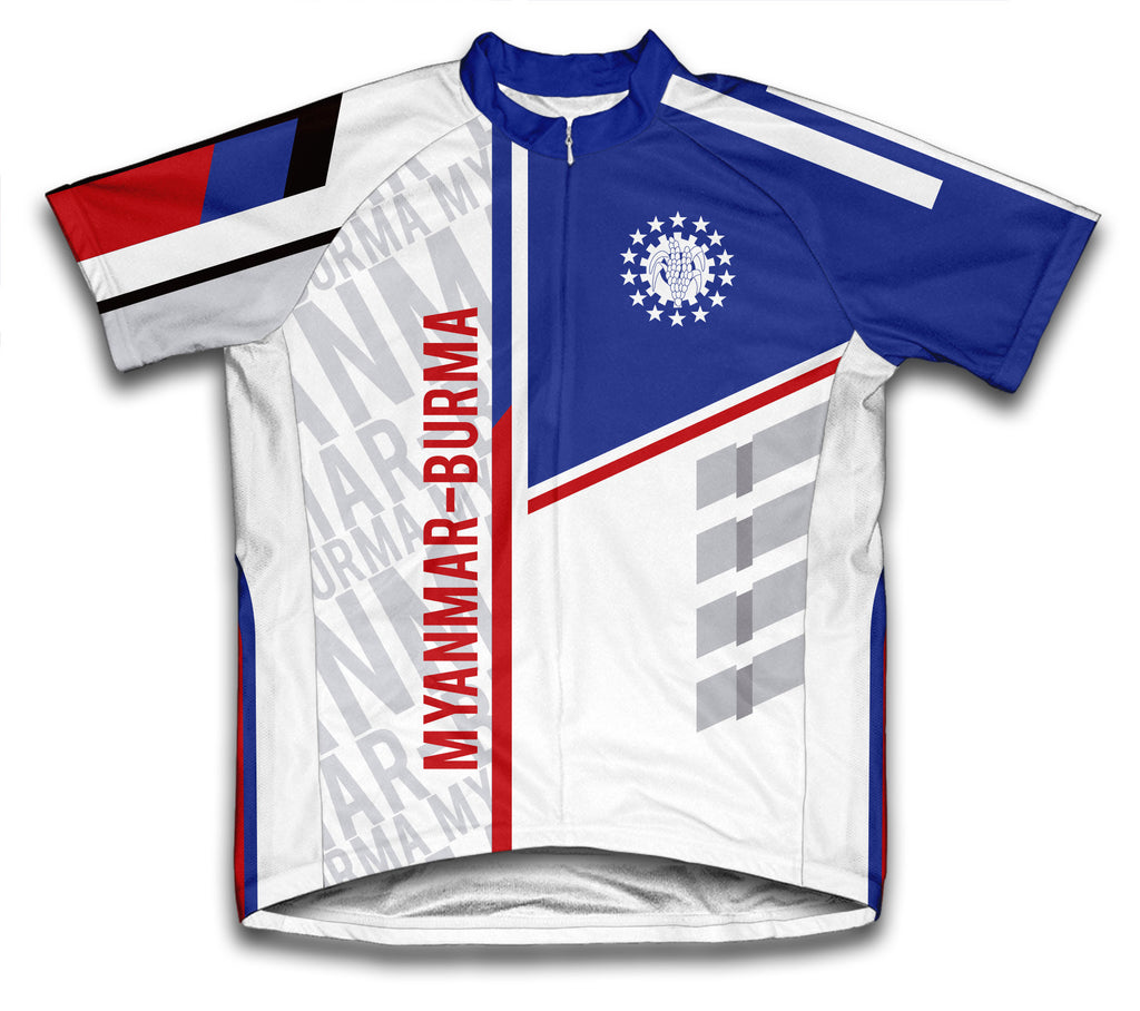 Myanmar-Burma ScudoPro Cycling Jersey for Men and Women
