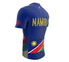 Namibia  Full Zipper Bike Short Sleeve Cycling Jersey
