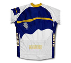 Nauru Flag Winter Thermal Cycling Jersey