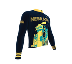 ScudoPro Pro Thermal Long Sleeve Cycling Jersey Nebraska USA state Icon landmark identity  | Men and Women