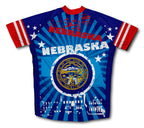 Nebraska Short Sleeve Cycling Jersey for Men and Women