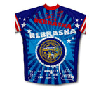 Nebraska Short Sleeve Cycling Jersey for Men and Women
