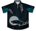 Neon Car Pit Crew Racing Shirt Jersey