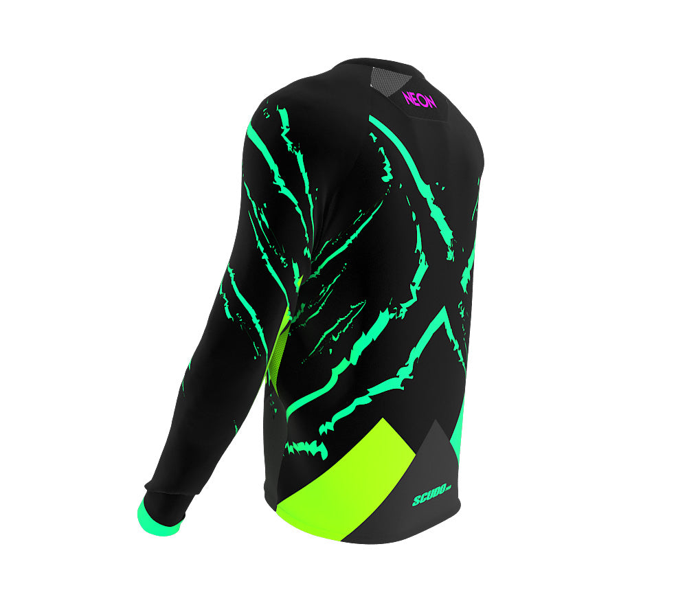 Neon Scudopro Cycling MTB BMX Jersey Long Sleeve for Men and Woman