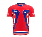 Nepal  Full Zipper Bike Short Sleeve Cycling Jersey