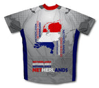 Netherlands Short Sleeve Cycling Jersey for Men and Women