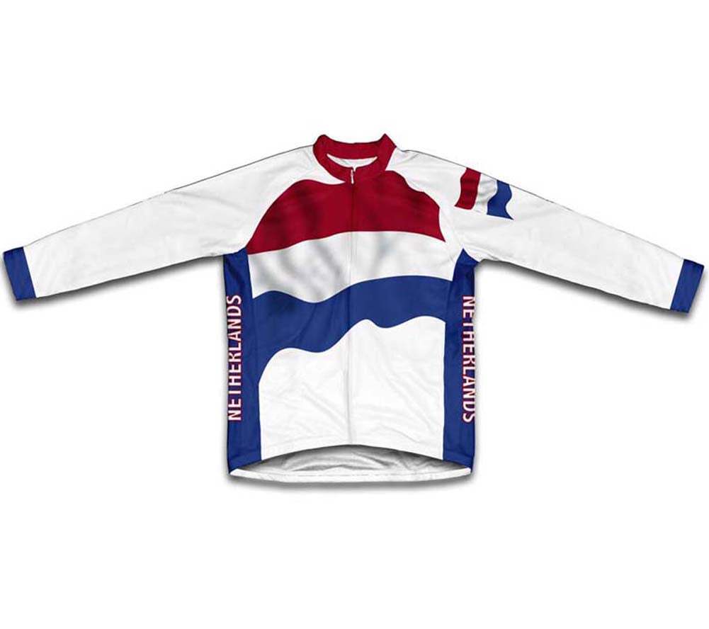Netherlands Flag Short Sleeve Cycling Jersey Cycling Jersey for