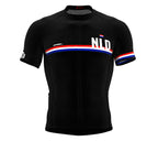 Netherlands Black CODE Short Sleeve Cycling PRO Jersey for Men and WomenNetherlands Black CODE Short Sleeve Cycling PRO Jersey for Men and Women