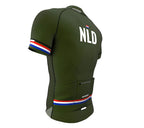 Netherlands Green CODE Short Sleeve Cycling PRO Jersey for Men and Women