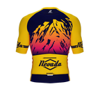 ScudoPro Pro-Elite Short Sleeve Cycling Jersey Nevada USA State Icon landmark symbol identity  | Men and Women