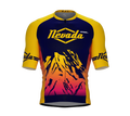 ScudoPro Pro-Elite Short Sleeve Cycling Jersey Nevada USA State Icon landmark symbol identity  | Men and Women