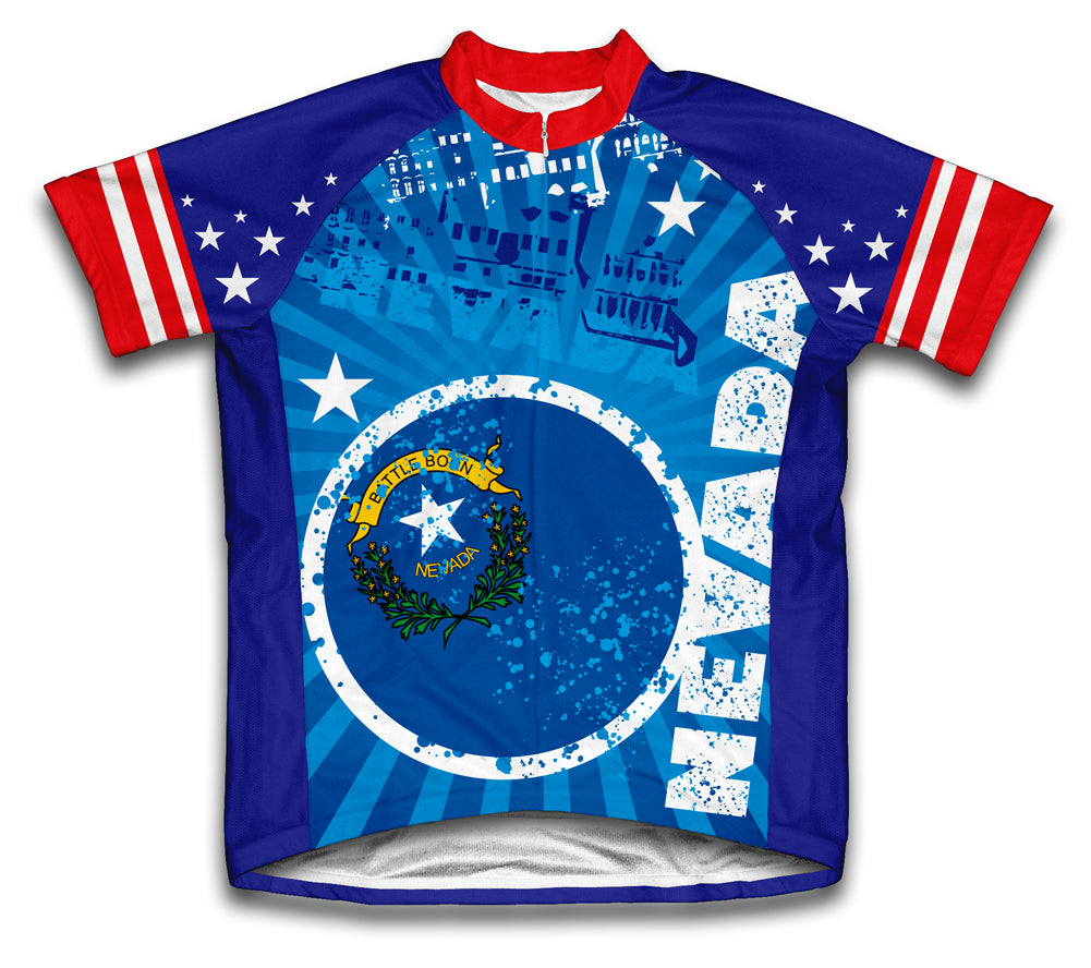 Nevada Short Sleeve Cycling Jersey for Men and Women