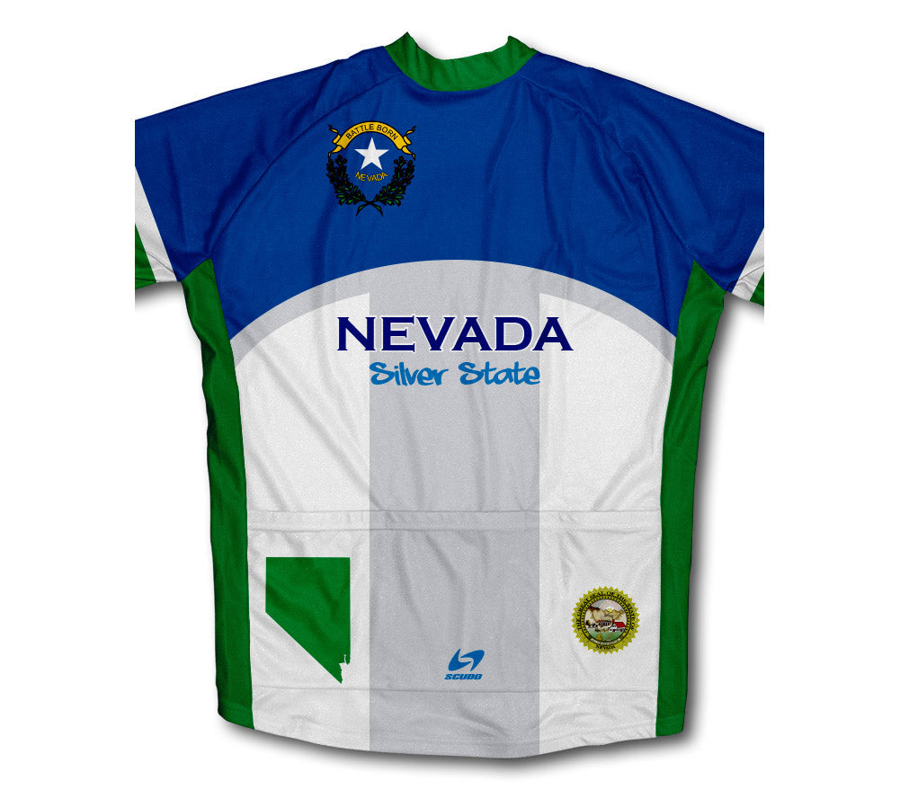 Nevada Flag Winter Thermal Cycling Jersey