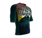 ScudoPro Pro-Elite Short Sleeve Cycling Jersey Nuevo Hampshire USA State Icon landmark symbol identity  | Men and Women
