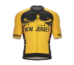 ScudoPro Pro-Elite Short Sleeve Cycling Jersey New Jersey USA State Icon landmark symbol identity  | Men and Women