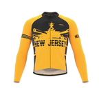 ScudoPro Pro Thermal Long Sleeve Cycling Jersey New Jersey USA state Icon landmark identity  | Men and Women