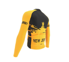 ScudoPro Pro Thermal Long Sleeve Cycling Jersey New Jersey USA state Icon landmark identity  | Men and Women