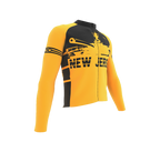 ScudoPro Pro Thermal Long Sleeve Cycling Jersey New Jersey USA state Icon landmark identity  | Men and Women