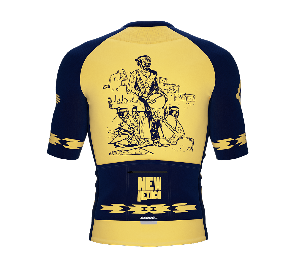 ScudoPro Pro-Elite Short Sleeve Cycling Jersey New Mexico USA State Icon landmark symbol identity  | Men and Women