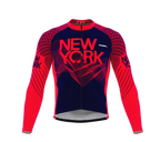 ScudoPro Pro Thermal Long Sleeve Cycling Jersey New York USA state Icon landmark identity  | Men and Women
