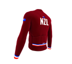 ScudoPro Pro Thermal Long Sleeve Cycling Jersey Country CODE New Zealand Vine | Men and Women