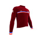 ScudoPro Pro Thermal Long Sleeve Cycling Jersey Country CODE New Zealand Vine | Men and Women