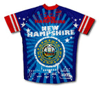 New Hampshire Short Sleeve Cycling Jersey for Men and Women