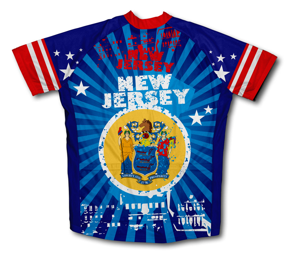 New Jersey Short Sleeve Cycling Jersey for Men and Women
