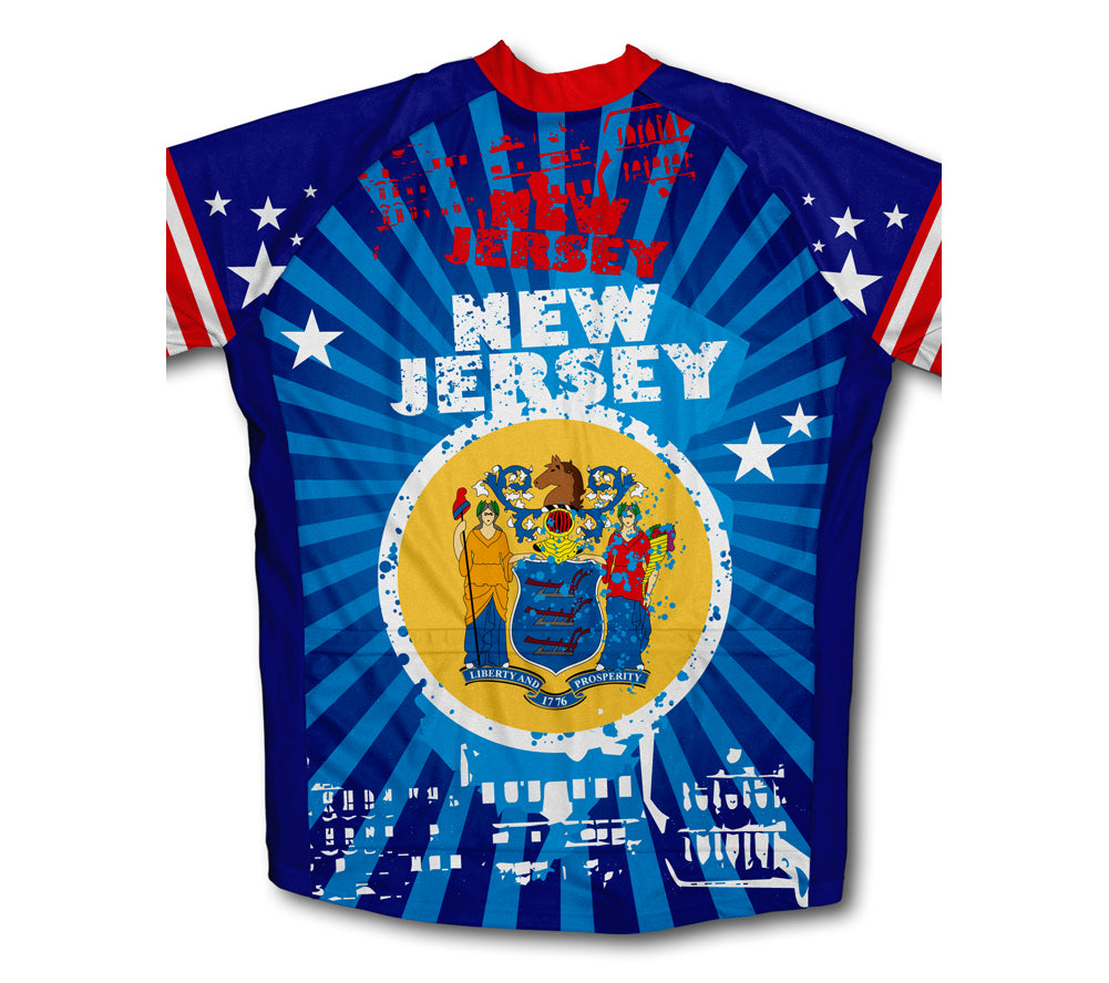 New Jersey Short Sleeve Cycling Jersey for Men and Women
