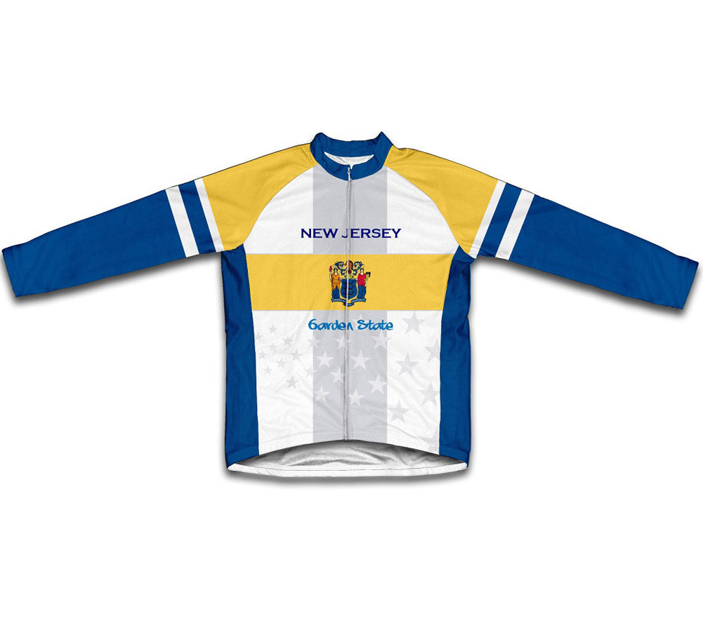 New Jersey Flag Winter Thermal Cycling Jersey