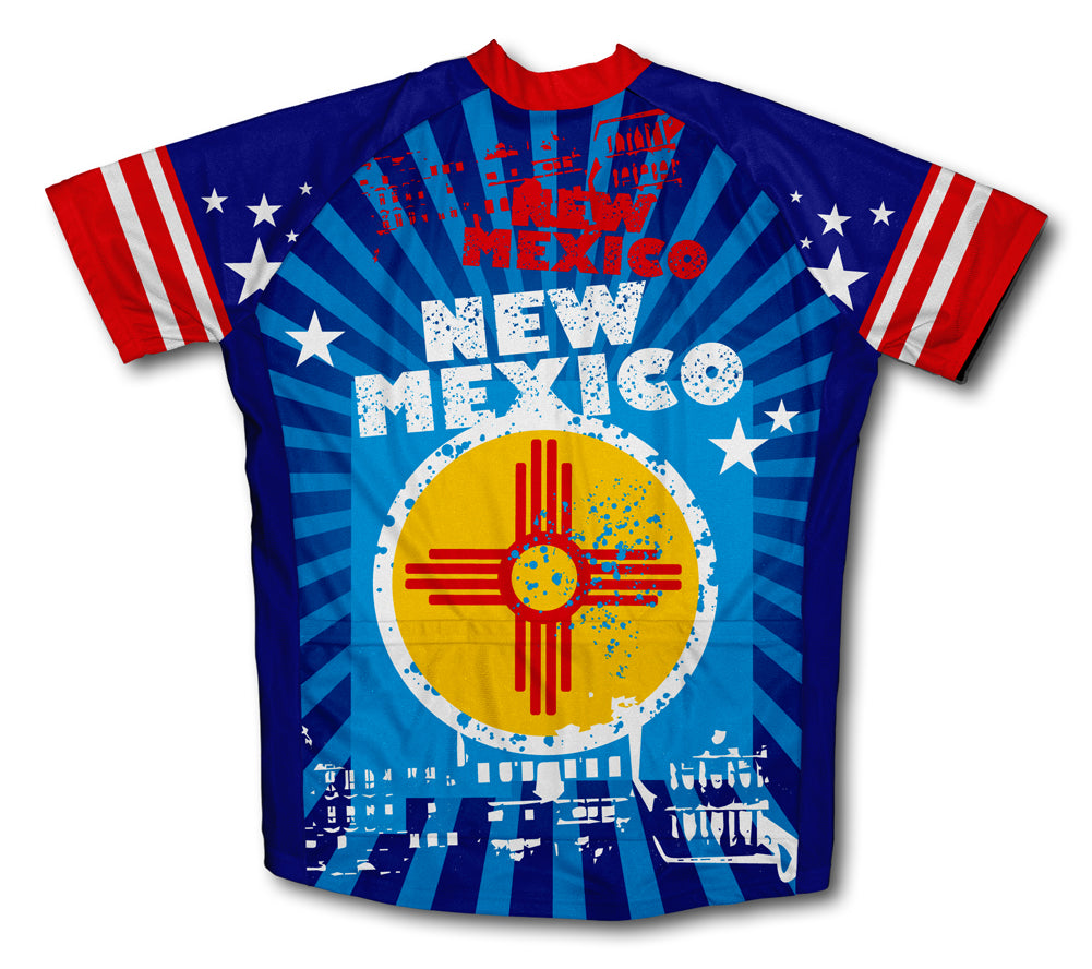 New Mexico Short Sleeve Cycling Jersey for Men and Women
