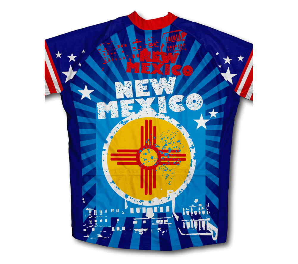 New Mexico Short Sleeve Cycling Jersey for Men and Women
